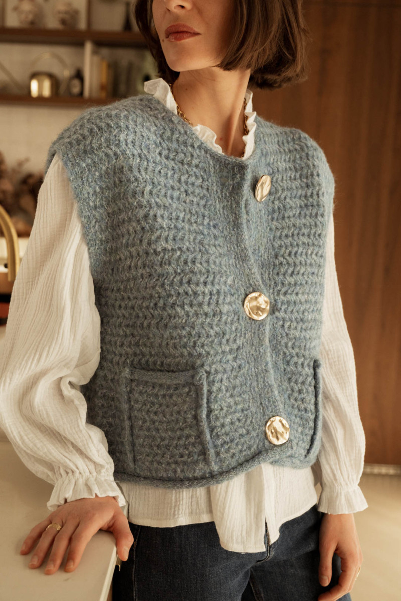 GILET INDIGO