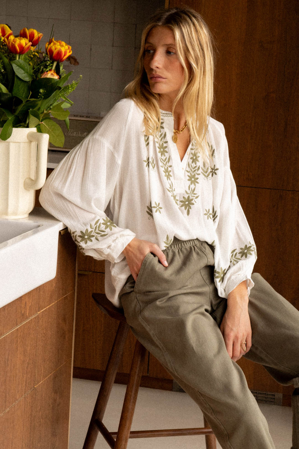 Boutique Libertie FLOWERS BLOUSE