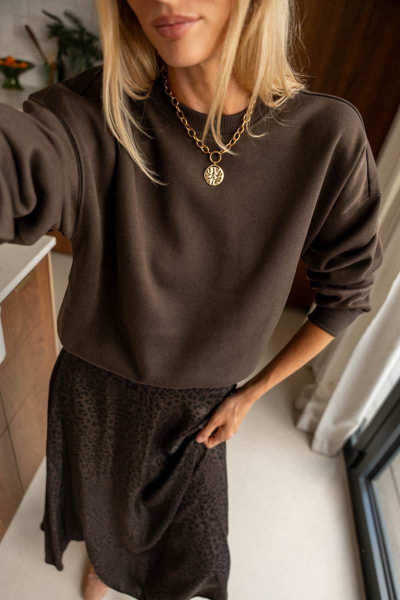 Boutique Libertie SWEAT OLIVINE