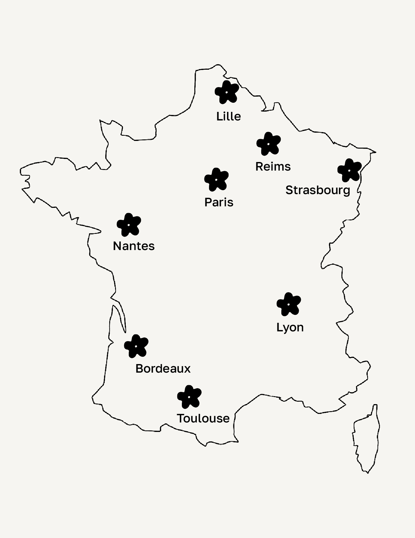 carte des boutiques Libertie